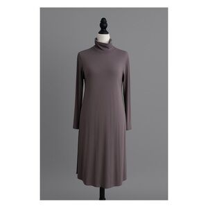 Nice purple/Gray Long Sleeve Dress
